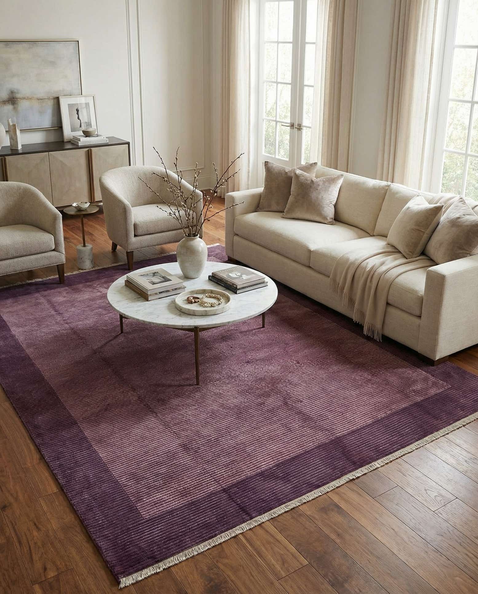 8' 1 x 11' 4 Hand Knotted Darya Wool Rug