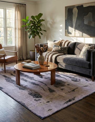 4' 4 x 6' Hand Knotted Ultra Vintage Persian Wool Rug