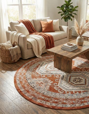 7' 10 x 7' 10 Charlotte Round Rug