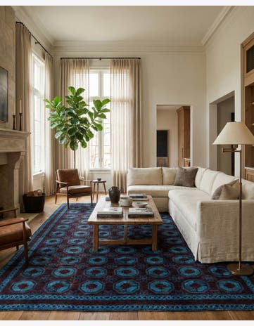 8' 2 x 10' 1 Hand Knotted Moroccan Wool Rug