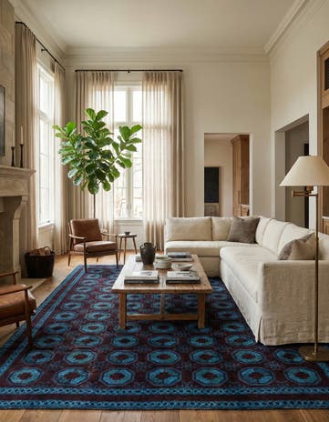 8' 2 x 10' 1 Hand Knotted Moroccan Wool Rug