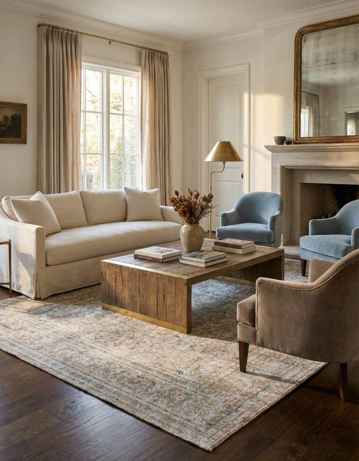 Detail image of 9' 7 x 12' 10  Hand Knotted Ultra Vintage Persian Wool Rug