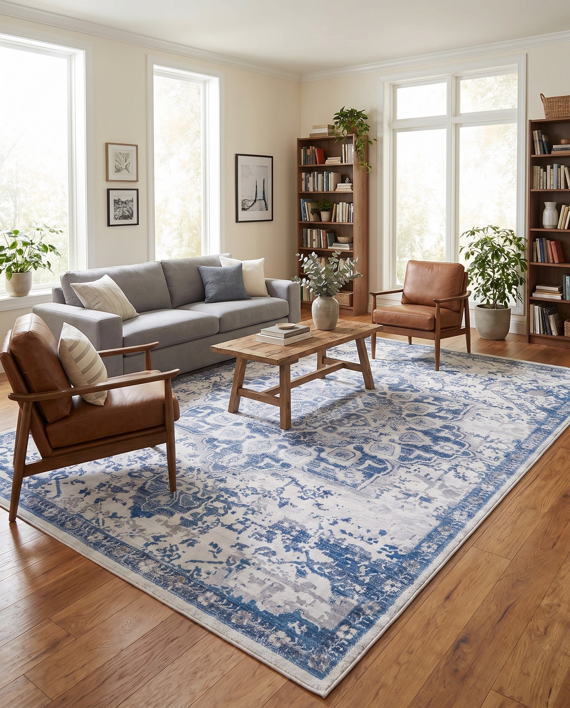 10' 6 x 14' Washable Francesca Rug