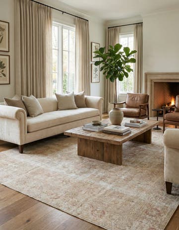 9' 5 x 12' 1 Hand Knotted Ultra Vintage Persian Wool Rug