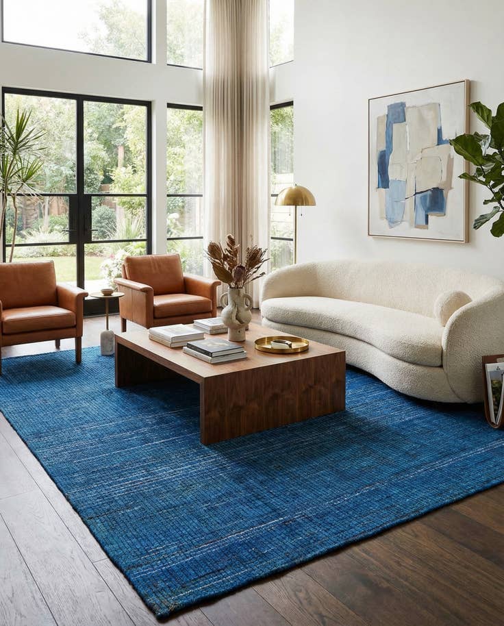 Detail image of 7' 9 x 10' 1 Hand Knotted Darya Wool Rug