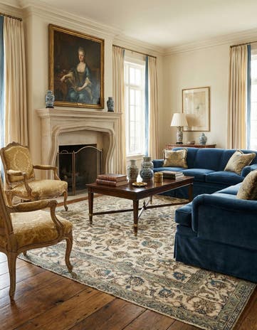 7' 10 x 10' 11 Hand Knotted Vintage Royal Persian Wool Rug