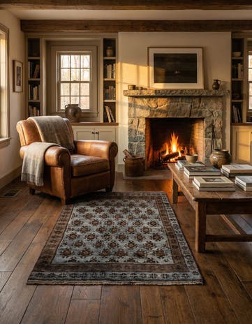 3' 4 x 5' Hand Knotted Balouch Wool Rug