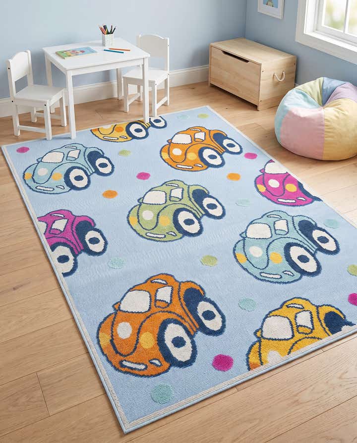 5' 3 x 7' 7 Easy-Clean Indoor / Outdoor Rug