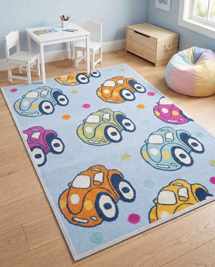 Detail image of 5' 3 x 7' 7 Easy-Clean Indoor / Outdoor Rug