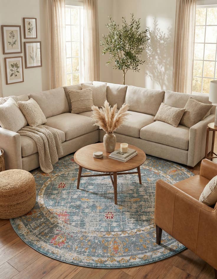 Detail image of 8' 2 x 8' 2 Paragon Round Rug