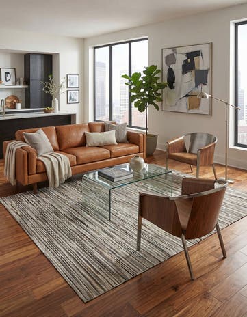 5' 1 x 7' 11 Cowhide - Patchwork Rug