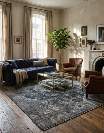 9' 3 x 12' 10 Hand Knotted Ultra Vintage Persian Wool Rug