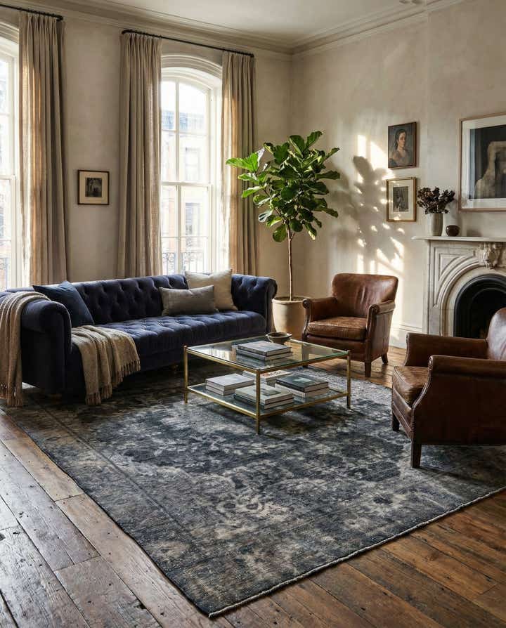 9' 3 x 12' 10 Hand Knotted Ultra Vintage Persian Wool Rug