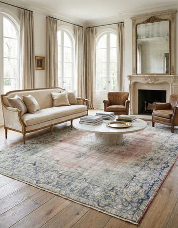 8' 2 x 11' 2 Hand Knotted Ultra Vintage Persian Wool Rug