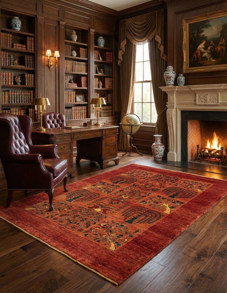 Detail image of 5' x 8' 1 Kashkuli Rug