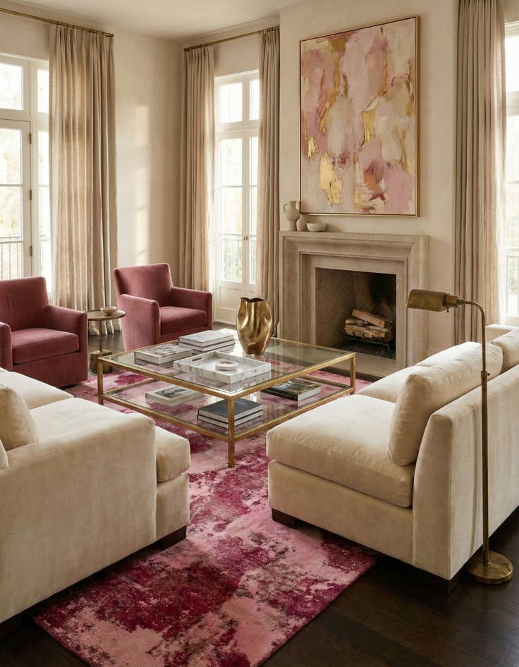 Detail image of 7' 10 x 11' 6  Hand Knotted Ultra Vintage Persian Wool Rug