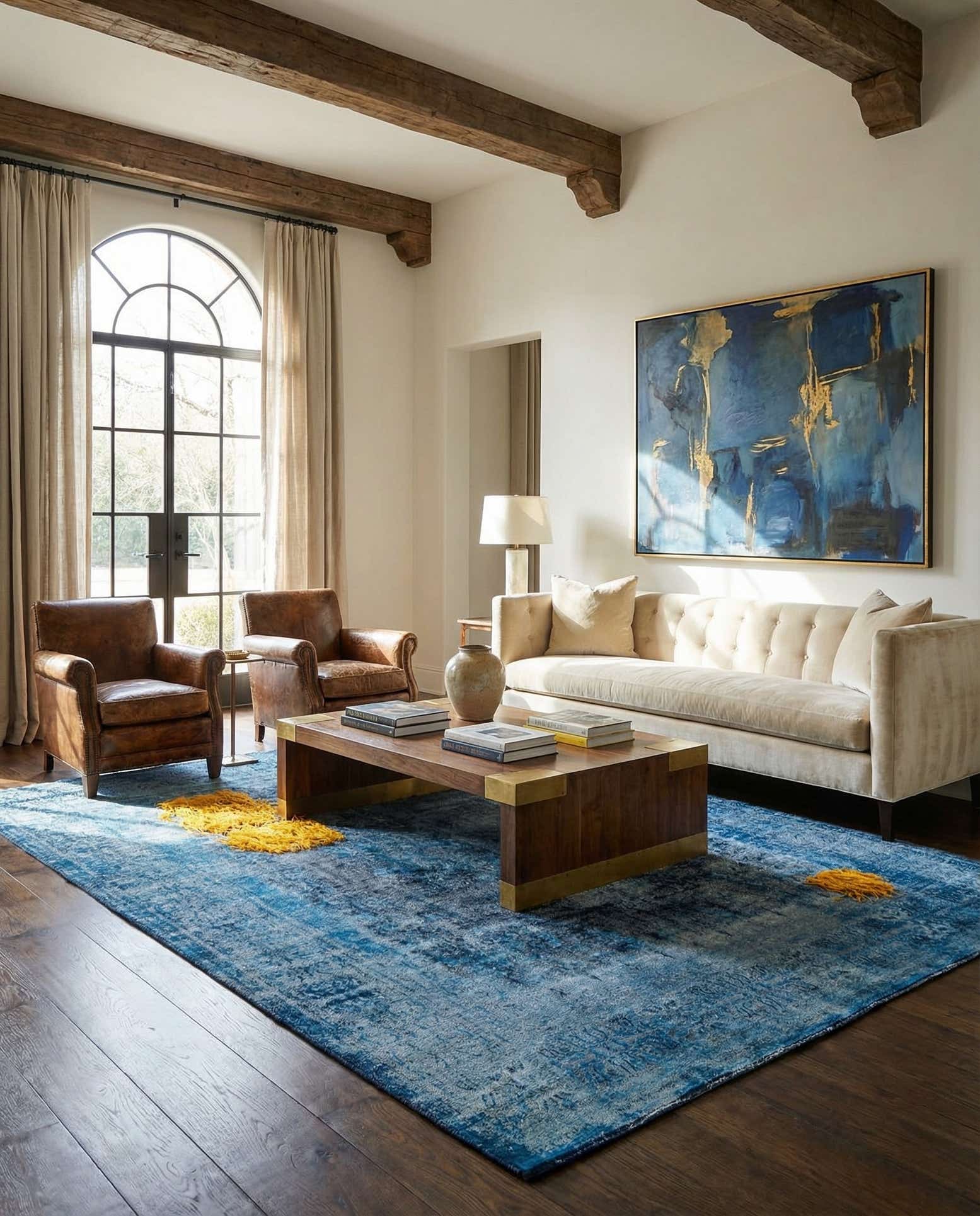 9' 5 x 13' 2 Hand Knotted Ultra Vintage Persian Wool Rug