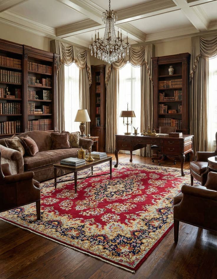 Detail image of  9' 9 x 12' 9 Kerman Rug