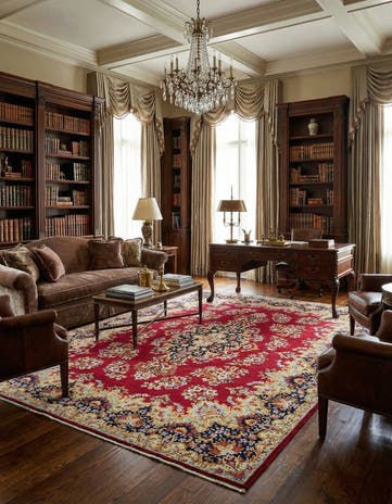 9' 9 x 12' 9 Kerman Rug
