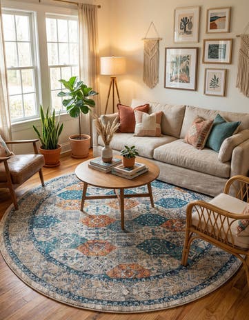 Lola Round Rug