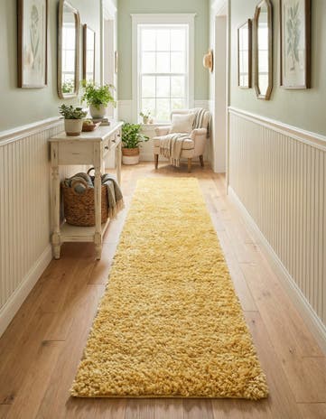 2' 7 x 13' Zermatt Shag Runner Rug