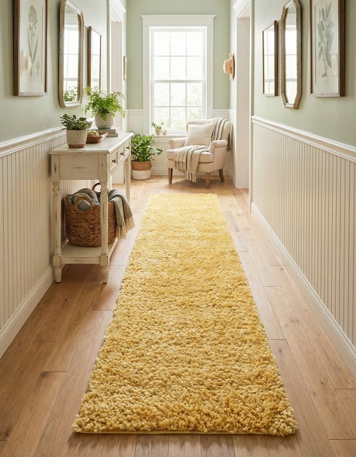 2' 7 x 13' Zermatt Shag Runner Rug