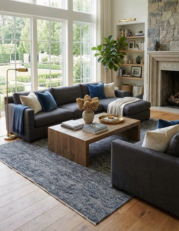 8' 3 x 10' 8 Hand Knotted Darya Wool Rug