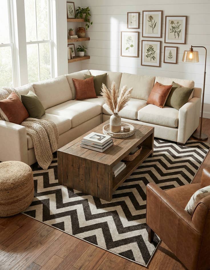 Detail image of 6' 5 x 9' 6 Harvest Rug