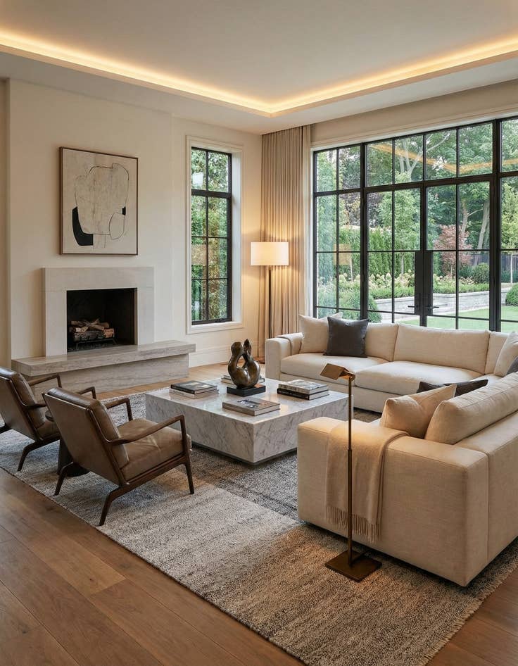 Detail image of 9' x 11' 8  Hand Woven Darya Wool Rug