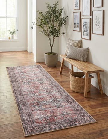 2' 7 x 10' Washable Timeless Runner Rug