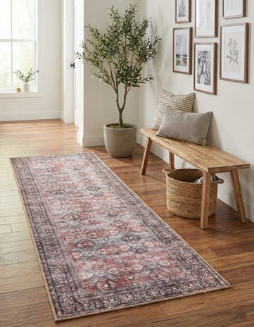 2' 7 x 10' Washable Timeless Runner Rug