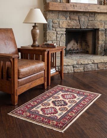 2' 1 x 3' Hand Knotted Kazak Rug