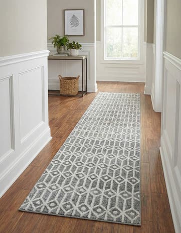 3' x 19' 8 Lattice Trellis Runner Rug