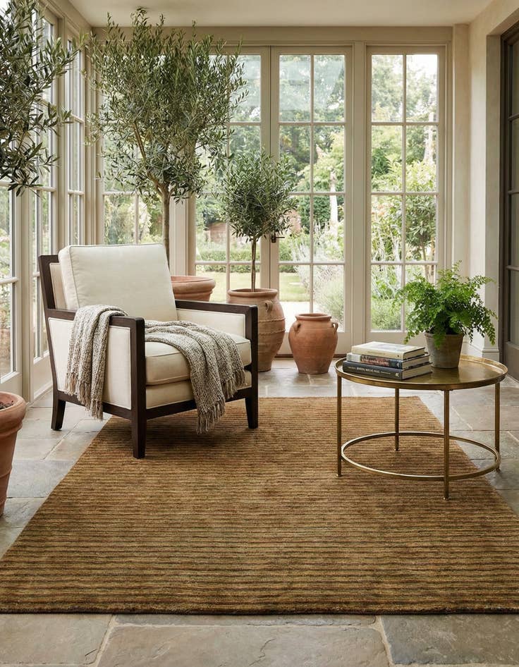 Detail image of 5' 8 x 8'  Hand Knotted Kashkuli Gabbeh Wool Rug