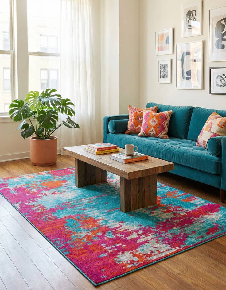 Detail image of 4' x 6' Azalea Rug