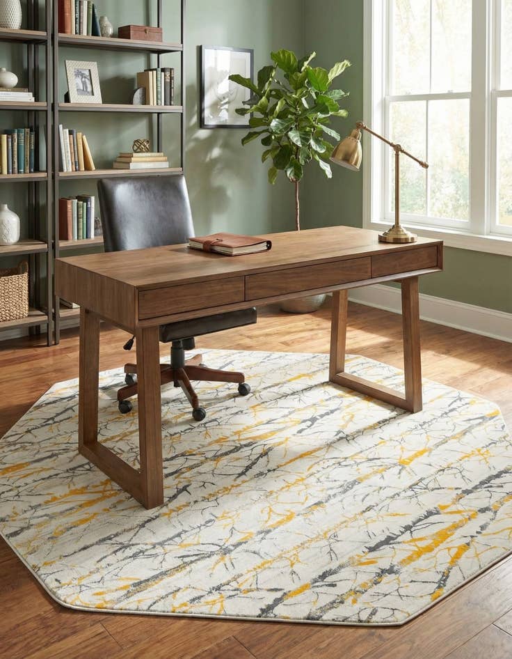 Detail image of 7' 10 x 7' 10 Finsbury Octagon Rug