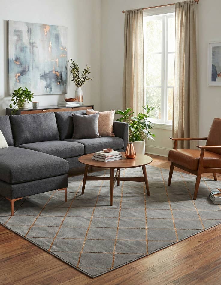 Detail image of 7' 10 x 10' Vogue Geo Rug