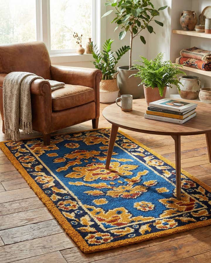 3' x 5' 10 Hand Knotted Moroccan Wool Runner Rug