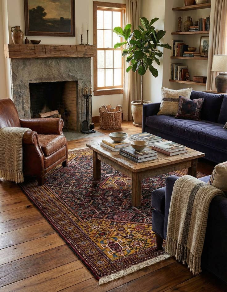 Detail image of  4' 10 x 6' 3 Ghashghai Rug