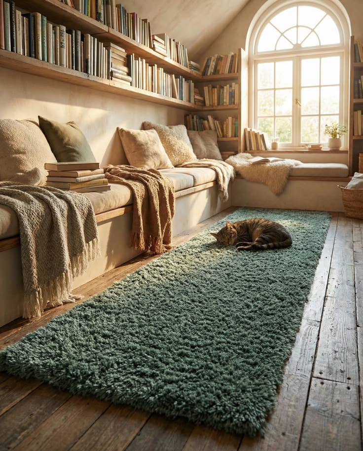 Detailansicht von 80cm x 305cm Infinity Shag Läufer Teppich