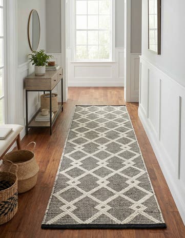 Blackberry Hand Knotted Jill Zarin Dorset Runner Rug