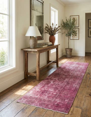 3' 4 x 11' 2 Hand Knotted Ultra Vintage Persian Wool Runner Rug