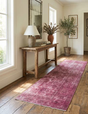 3' 4 x 11' 2 Hand Knotted Ultra Vintage Persian Wool Runner Rug