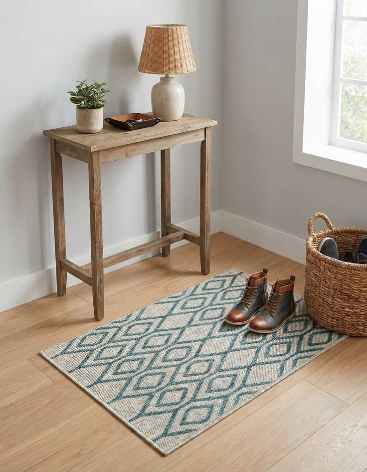 Detail image of 2' x 3'  Washable Jill Zarin Turks and Caicos Indoor / Outdoor Rug