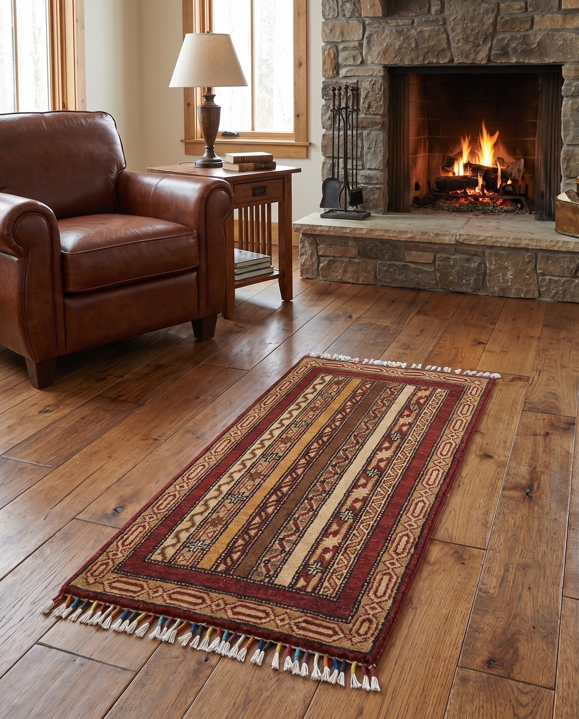1' 8 x 3' 5 Hand Knotted Ariana Ziegler Rug