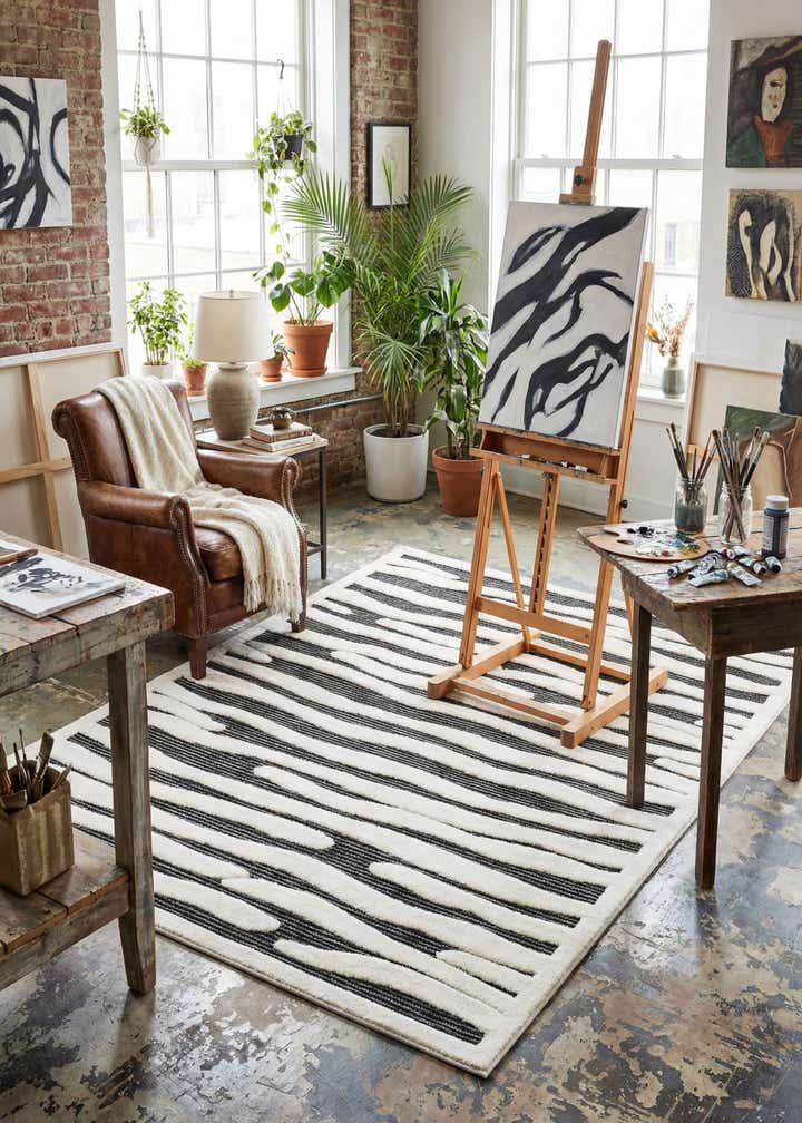 5' x 7' Prismatic Rug