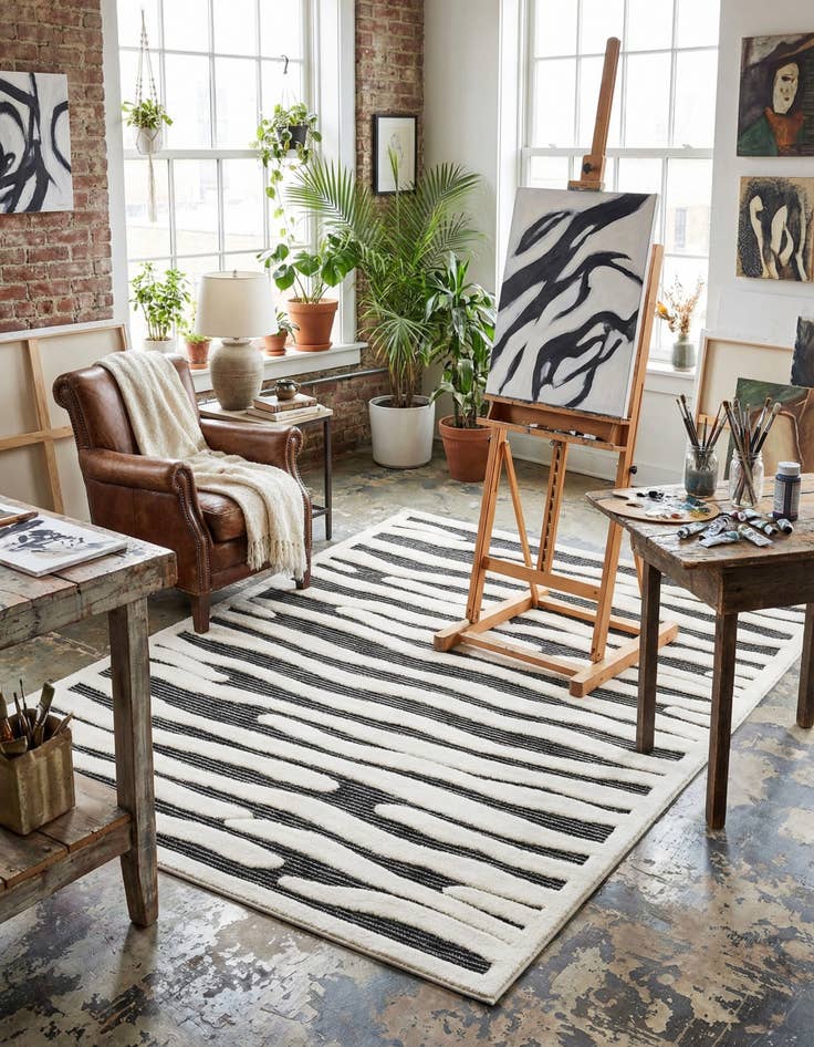 Detail image of 5' x 7' Prismatic Rug