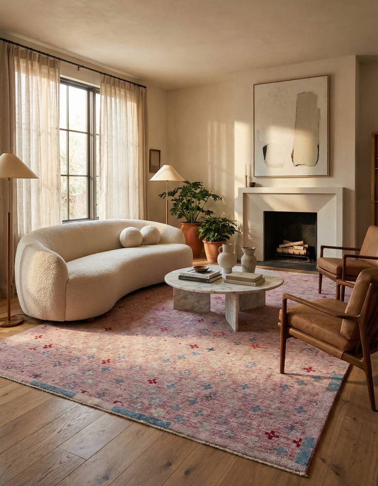 Detail image of 8' x 12' 1  Hand Knotted Darya Wool Rug