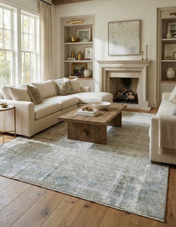 8' 9 x 12' Hand Knotted Ultra Vintage Persian Wool Rug