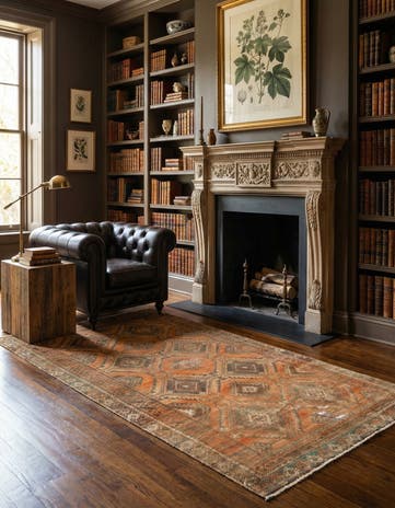 3' 9 x 7' 7 Hamedan Rug